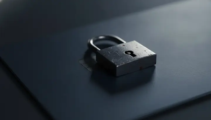 Замок на банковской карте — иллюстрация к разбору о том, что нельзя списывать со счёта должника
